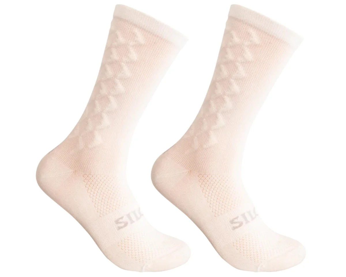 Silca Aero Tall Socks (White) (L)